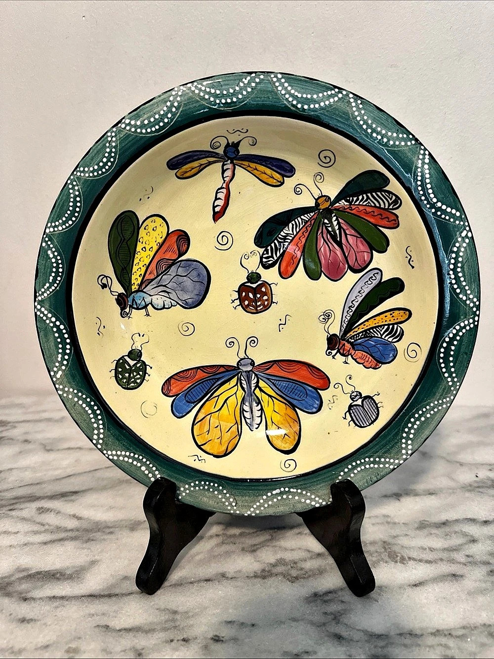 Penzo Hand Painted Dragonfly Richard M. Opanga Zimandawwe '99